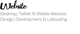 Website Desktop, Tablet & Mobile Website Design, Development & Uploading